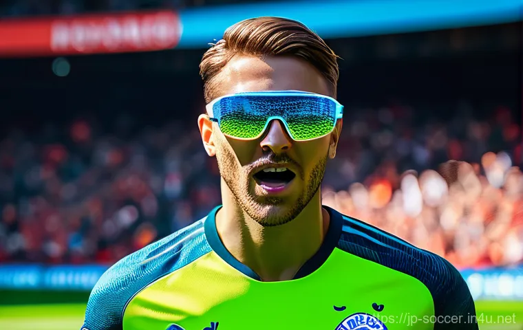 축구 관련 주제로 창업 성공 사례 - **Prompt 1: Immersive XR/AR Stadium Experience**
    A thrilling, high-energy scene inside a modern,...